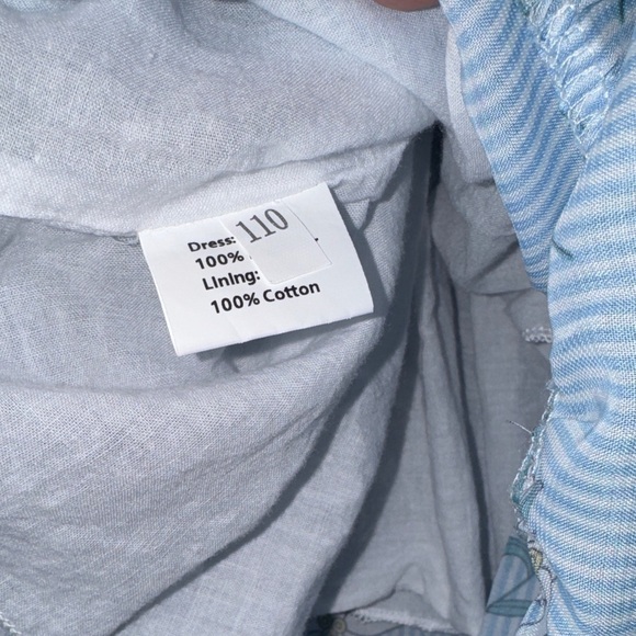 EUC- Bundle- Floral Ruffle Kids Dresses - Blue and Green- Size 4T-5T - Picture 6 of 6